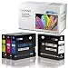 Produktbild Liondo® 4er Multipack Drucker- / Tintenpatronen Kompatibel zu Canon Maxify PGI-2500 BK/C/Y/M/XL MB5350 / MB5450 Series / MB5050 / iB4050 - Schwarz 83ml, Color (C,Y,M) je 23,5ml