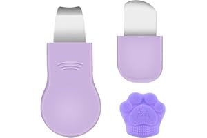 Sichy Herramientas para eliminar puntos negros, raspador facial de silicona para limpieza profunda, espátula facial de doble cabeza, removedor de puntos negros de nariz, herramienta de cuidado de la