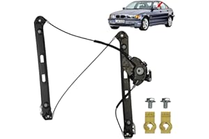 STARKIT PERFORMANCE Elevalunas compatible para BMW E46 (Serie 3) (1998-2005) mecanismo elevalunas delantero izquierdo (conductor) 51338212097, 51337020659