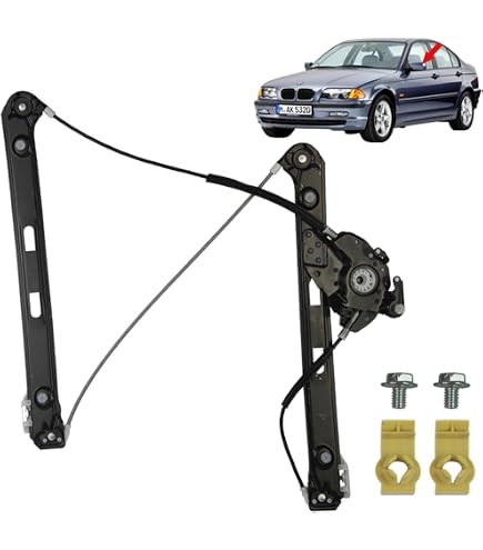 Lève-Vitre Électrique Arrière Gauche Sans Moteur BMW Série 3 E46 Berline & Touring 1998-2005 – Compatible 51358212099