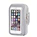 Produktbild Schweißfest Sport Armband 4.7inch zoll für iPhone X 8 Plus 7 Plus 6/6S Plus,Galaxy S8/S7 Plus edge,Note 8/6 LG g6 Huawei P10 Mate Xiaomi Mit Schlüsselhalter/Kabelfach/Kartenhalter LUCKYCAT (Grau)