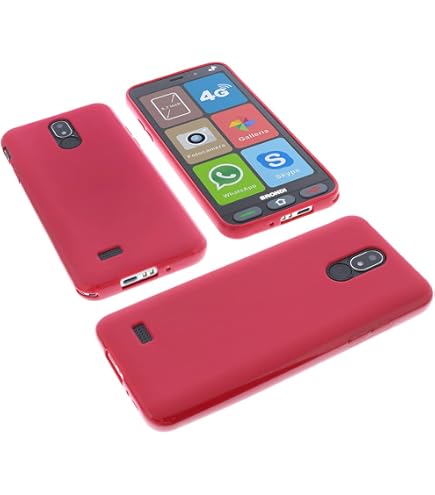 Set 2 Pellicole in Vetro Temperato + Custodia TPU Compatibile con Brondi Amico Smartphone 4G, Cover Antiurto e Proteggi Schermo Incluso