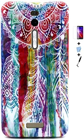 TIODIO® 4 in 1 Slim Fit silicone Case Cover Premium Protective TPU Gel Case for Asus Zenfone 2 ZE551M / ZE550ML 5.5 ", Screen Protector Film and Stylus Pen included, B35