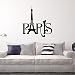 H&D DIY PVC Wall Art Decal Sticker Living Room Bedroom Decoration Wall Sticker Wall Decor Home Decor Decals for Kitchen washroom bedroom Kids Room (paris)