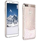 Premium Schutzcase Glitzer flüssig Glitzer Hülle für Dein Huawei P Smart/Enjoy 7S,Transparente Schutzhülle bewahrt den edlen Look vom Huawei P Smart/Enjoy 7S