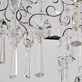 OOFAY LIGHT® Einfache und graziöse Kristallleuchte 4 Stücke-Kristall-Deckenlampe für Wohnzimmer Moderne Kristallleuchte Kristall-Deckenlampe für Schlafzimmer - 5