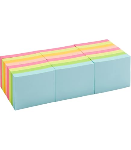 Foglietti Post-it® Notes Carta Riciclata 76x76mm Assort Pastello Torre Da 16 Blocchetti Da 100 Ff 654 1rpt - 4