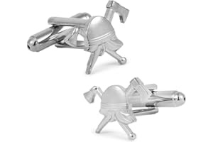 Gemelolandia | Gemelos para Camisa Insignia cuerpo bomberos 20x10 mm Gemelos Originales Para Camisas | Para Hombres y Niños | Regalos Para Bodas, Comuniones, Bautizos y Otros Eventos