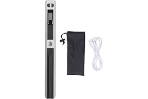 HYUDUO Scanner Portatile per Foto, Documenti A4, Immagini, Ricevute, Libri - 900 DPI, Formato JPEG/PDF - Scansione Veloce, Ampia Applicazione (Argento)