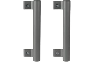 YIDELAI-Maniglia scorrevole a 2 pezzi, materiale della lega di alluminio da 8 pollici adatto per porte del patio e porte di vetro. Sostituzione di alcune vecchie maniglie delle porte.
