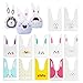 Produktbild Frmarche Süssigkeiten Beutel 100PCS Plätzchen Candy Tüten Bunny Süße Partytüte Hasen für Hochzeit Geburtstag Halloween Plastiktüten
