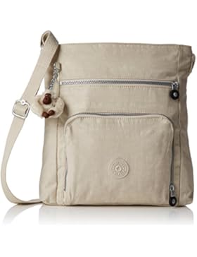 Kipling Elizea, Damen Schultertasche, Off-White (Rainy Day), 29x31x7.5 cm (W x H L)