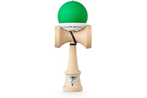 KROM Kendama Gioco - Pop Verde Scuro - Abilità Cognitive migliorate - Equilibrio, riflessi e creatività migliorati - Modello Kendama PRO Fatto per Principianti e Professionisti