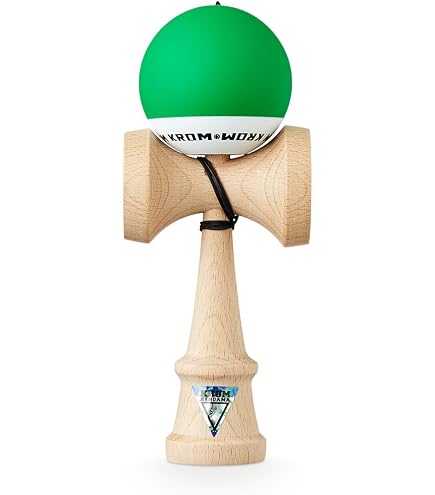 Ganzoo Kendama Rouge Craquelé – Jeu D’adresse Japonais En Bois De Hêtre, 18 Cm, Pour Tous âges