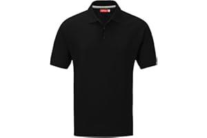 DELLMOOR Men’s Solid Polo Shirts, 100% Cotton Short Sleeve Activewear Polo Shirts for Mens, Stay Comfortable and Stylish Regular fit Sports Wear Casual Polo Shirts, Sizes M to 4XL