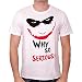 Produktbild BATMAN - T-Shirt Joker Why so Serious - White (L) : TShirt , ML