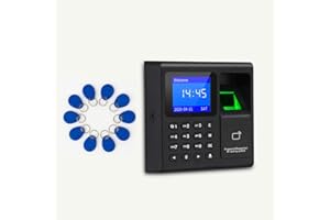 ReaIOKbii compact access control keyboard RFID card password fingerprint attendance machine time recorder employee sign-in equipment suitable for factories, schools, offices