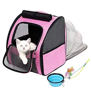 SUPERBE Pet Carrier Backpack Cat Backpack Carrier Dog Backpack for Small Dogs Cats