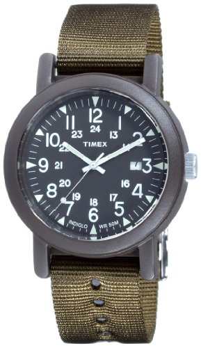 Timex Herren-Armbanduhr XL Camper Modern Heritage Analog Nylon T2N363D7