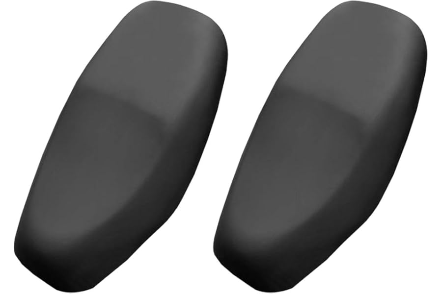 UBSIUH 2 Pieces Of Universal Motorcycle Seat Cover, Waterproof Sunscreen Cover, Non-Slip And Wear-Resistant Accessories, Adjustable Seat Cushion Cover, Riding Protective Cover.