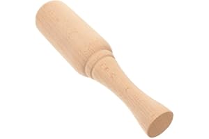 Luxylei Martello per Intagliare Il Legno di Faggio Martello Lavoro Artigianale in Pelle Martello per Intagliatori del Legno Strumenti Fai Te in Pelle di Faggio