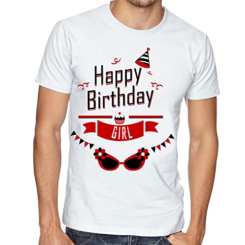DreamBag T-Shirt - Happy Birth Day Girl Print Girls T- Shirt RS.399.00