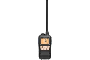Retevis RM01P VHF Marino Portatile, Vibrazione Galleggiante 88 Canali, 1750mAh, Tipo C, Marine Walkie Talkie Impermeabile IP67, RM01 Versione Aggiornata per Barche da Pesca (Nero, 1 Pz)