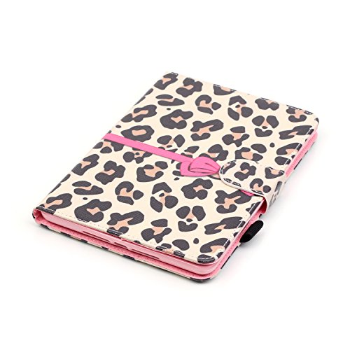 iPad Mini 3 Hülle, Deenor Colorful Painting and Stylish Drawing Wallet Case Book Style PU Leder Flip Protective Stand Flip Schutzhülle Hülle für Apple iPad Mini 1/2/3 Generation. (Footprint) - 5