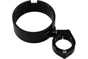 HCmotorku Motorrad Tacho Ring Seitenmontage Relocator Bracket Clamp Fit für Harley Dyna 1993-2005 Sportster XL883 X1200 1993-2023 Schwarz