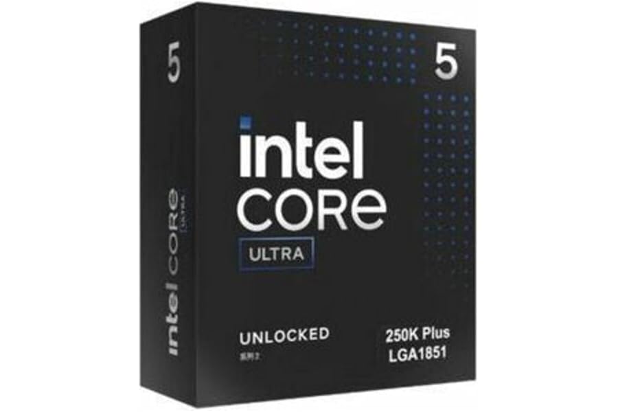 Amazon listing image: Intel® Core™ Ultra 5 Processor 250K Plus 18 cores (6 P-cores + 12 E-cores) up to 5.3 GHz