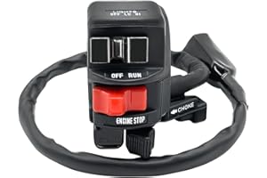 Mabutingti Handlebar Switch Suitable for Kawasaki Bayou 300 KLF300 Bayou 400 KLF400 Lakota 300 KEF300 Prairie 400 KVF400 Start Kill Stop Headlight