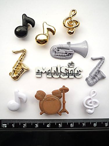 Music Time - Novelty Craft Buttons &amp; Embellishments by Dress It Up