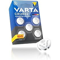 VARTA Pile A Bottone CR2032 – Confezione Da 2, Al Litio 3V, Con Durata 10 Anni, Sicure Per I Bambini, Per Smart Home E Telecomandi
