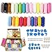 Produktbild Swallowzy Air Dry Clay, 24 Colors DIY Fluffy Slime Kit Ultra Light Magic Modeling Clay Creative Modeling Dough with Modeling Clay Tools and Project Booklet