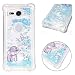 Produktbild Everainy Sony Xperia XZ2 Compact Hülle Silikon Transparent 3D Flüssig Glitzer Durchsichtig Stoßstange Gummi Kompatibel für Sony Xperia XZ2 Compact Liquid Stoßfest Handyhülle Schutzhülle (Elefant)