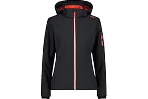 CMP Giacca Donna Cappuccio Zip Giacca in softshell Donna