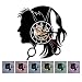 Produktbild Professional Barber Shop Uhr Vinyl-Schallplatte Friseur Hair Salon Beauty Handgemachte Dekorationen,Black,12Inch