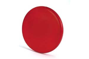 EQLEF Flying Disc, Soft PU Foam Flying Disc Beach Toy Outdoor Sports Park Toy for Nursery School Family (Red)