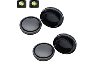 ULBTER Coperchio della custodia + Copriobiettivo posteriore per Sony Alpha E Monte A6600 A6500 A6400 A6300 A6100 A6000 A5100 A5000 / A7R IV / A7R II/III A7R / A7R / A7 IV/ A7 III / A7 II / A7