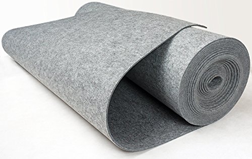 Premium Filz 8-9mm 1200/qm Grau Meterware 100cmx160cm - 3