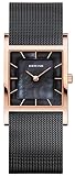 BERING Damen Analog Quarz Uhr mit Edelstahl Armband 10426-166-S
