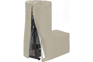 HUSTA Housse de Vélo Elliptiques Crosstrainer, 210D /420D Oxford Housse de Protection Machine Elliptique pour L'intérieur L'extérieur, Housse de Baches Machine Elliptique Home Trainer