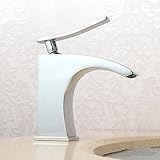 Die neuen modernen Waschtisch Armatur Wasserfall Badewanne Armatur auf voller Kupfer einzigen Griff einzelne Bohrung und kalten Wasserhahn kaufen mit Vertrauen