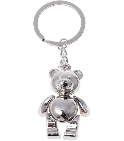 Onwomania Porte-clés En Métal Porte-bonheur Avec Haltère Et