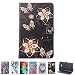 Produktbild Samsung Galaxy Tab A 7.0 hülle, Z-Newell PU Leder Tasche Flip Wallet Case mit Karteneinschub und Magnetverschluß für Samsung Galaxy Tab A 7.0 (SM-T280/SM-T285), Stylus Enthalten (Design 06)