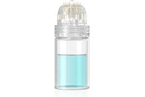 ‎LAZZYBEAUTY Derma Stamp Hydra Needle 20 Microneedling 1,0 mm, Microneedling Hydra Nadel Derma Roller Anti Aging Beauty Essence Flasche Kosmetisches Microneedling Werkzeug