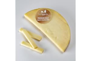LA CIGOLINA Mezza Luna di Provolone Dolce, Formaggio a Pasta Filata con Latte B-Caseina A2A2 300g Ideale per Piastra - Pizza - Ripieno Polpettone - Omelette - Creme e Fondute