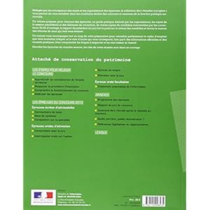 Attaché de conservation du patrimoine 2016 - Concours externe, interne, 3e concours - Catégorie A Livre en Ligne - Telecharger Ebook