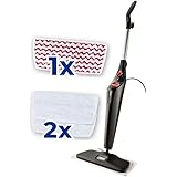 Vileda Steam Plus Xxl Con Power Pad, Scopa A Vapore Per Grandi Superfici, Senza Uso Di Detergenti, Elimina Fino Al 99.9% Di B