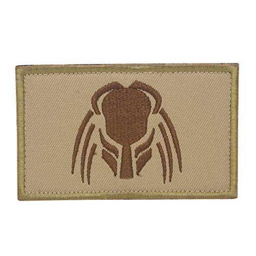 Cobra Tactical Solutions Predator Ecusson Brodé Patch Tactique Moral Militaire Applique Emblème Insignes Fastener à Crochet et Boucle Airsoft Paintball Cosplay